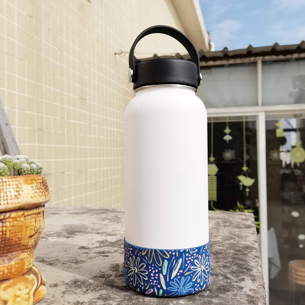 WK IEASON Funda protectora de silicona para vaso Stanley de 20 a 40 onzas y compatible con botella de agua Hydro Flask de 12 onzas, 21 onzas, 24