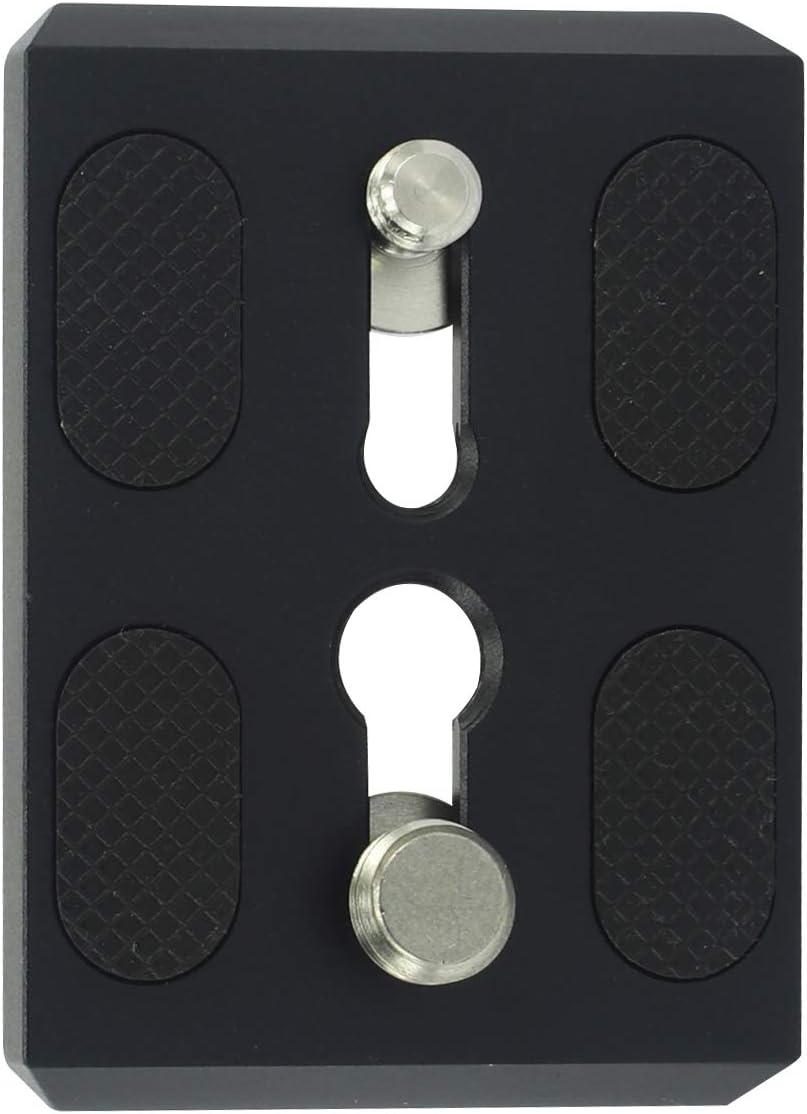 Haoge HQR-SC-N Placa de liberación rápida para cámara Sachtler Video DV 8100, DV10 3+3, DV10 5+5, FSB6T, FSB8T, FSB-10T Cabezal fluido trípode
