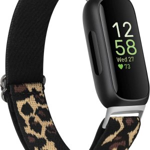 VANCLE Bandas elásticas para Fitbit Inspire 3 bandas para mujer, transpirable, ajustable, de repuesto, elástica, de nailon, correas deportivas VANCLE Bandas elásticas para Fitbit Inspire 3 bandas para mujer, transpirable, ajustable, de repuesto, elástica, de nailon, correas deportivas