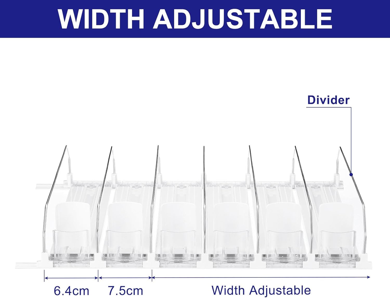 uxcell Organizador de latas de soda para refrigerador, organizador de bebidas autoempujable para refrigerador, dispensador de bebidas ajustable de