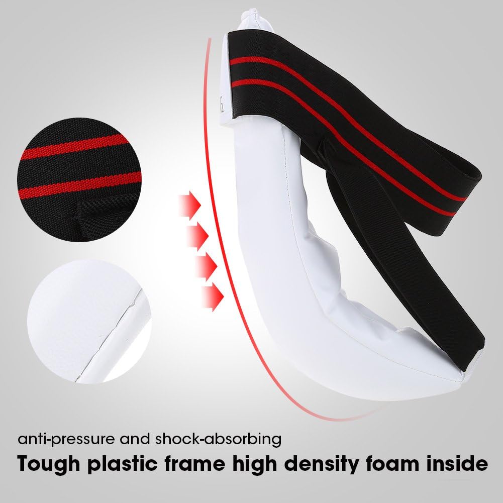 Vbestlife Protectores de ingle de Taekwondo, protección pélvica para hombre, protección pélvica para cintura de ingle, protector abdominal de