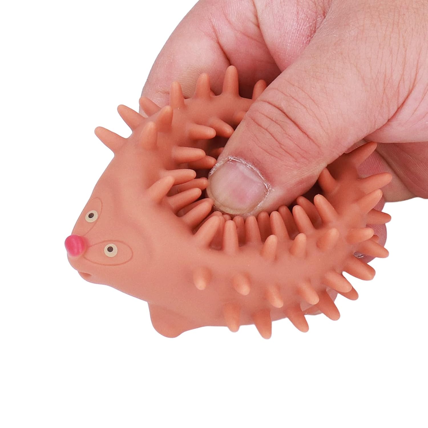 Juego de bolas sensoriales texturizadas para bebés, bolas sensoriales con forma de animal BB Squeaker para niños y niñas de 6 meses en adelante