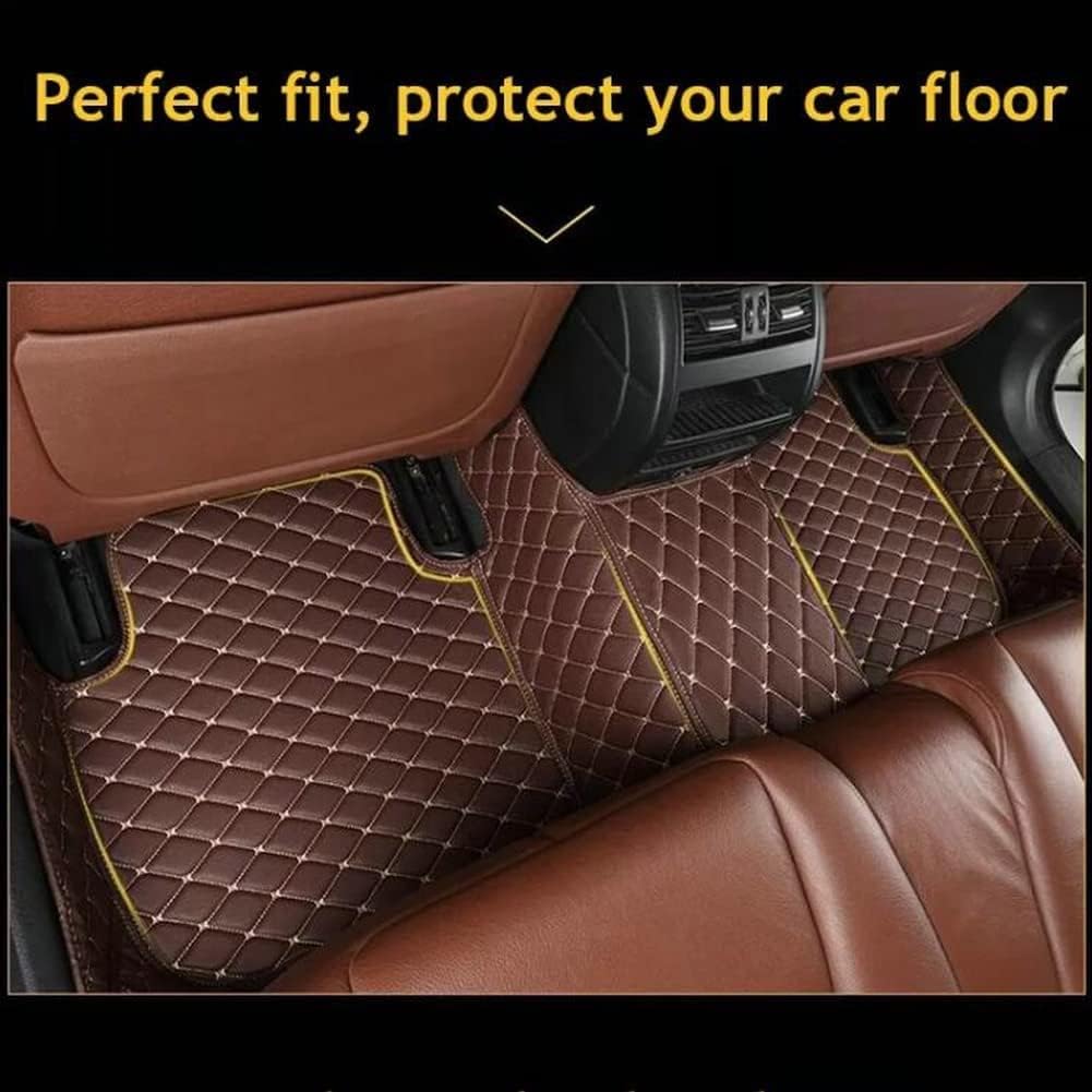 QILIA Alfombrillas personalizadas para el 99 % de los sedán, SUV, automóvil, deportivo, para todo tipo de clima, cobertura completa, impermeables,