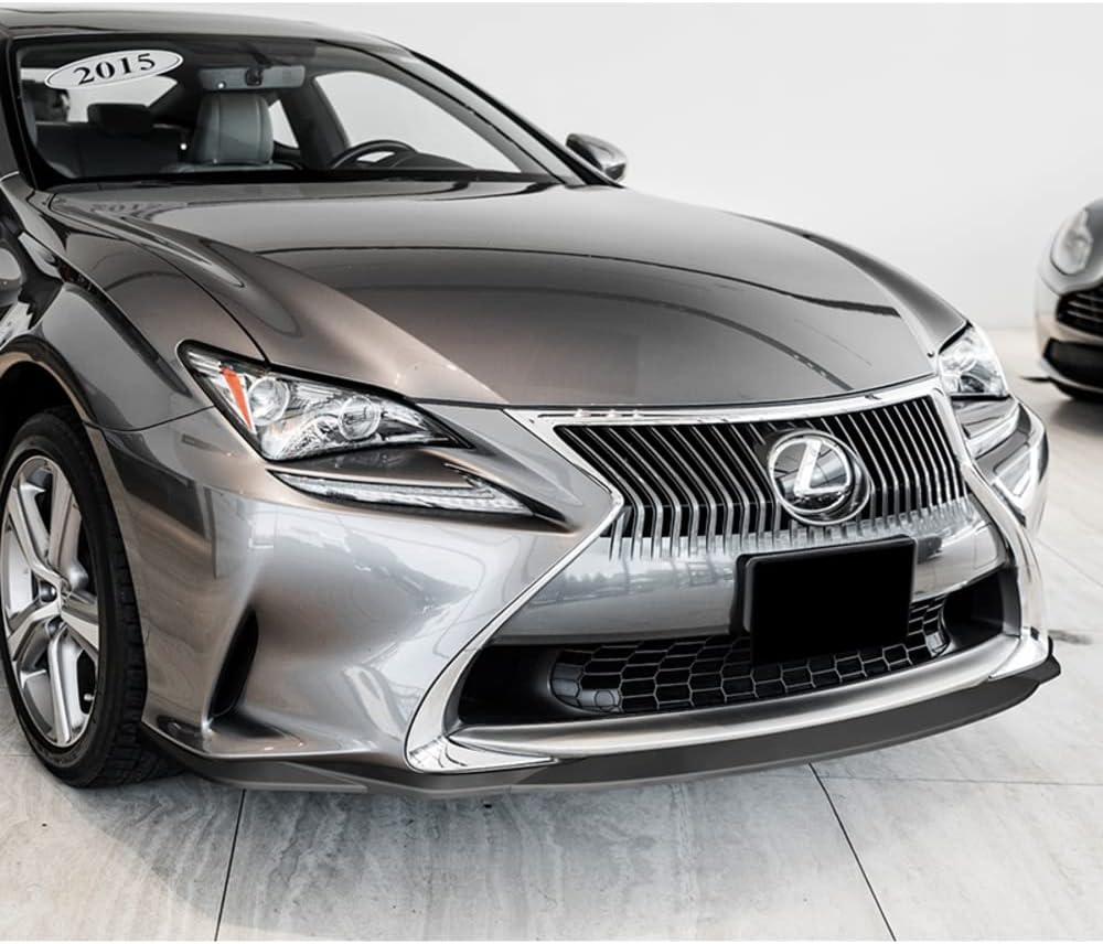 Q1-TECH – Difusor de 9 piezas para parachoques delantero y falda lateral compatible con modelos Lexus RC300  RC350  RC 2015 – 2018, alerón delantero
