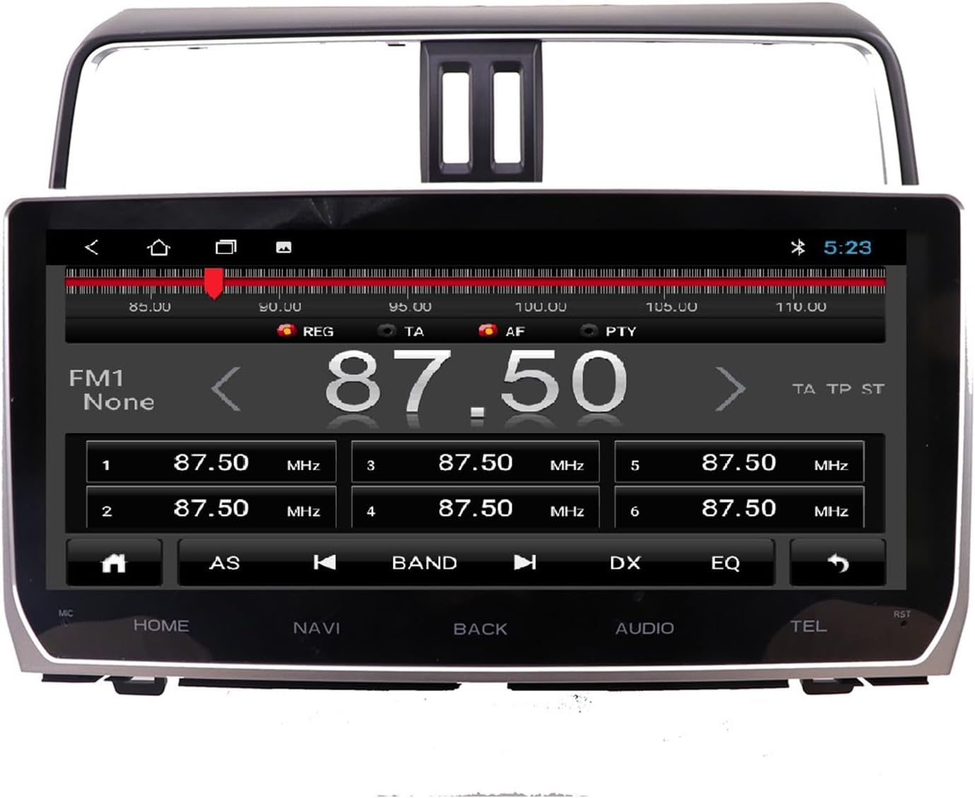 Radio de coche para Toyota Land Cruiser Prado 2018-2022 2G+32G 12.3 pulgadas Android 10 pantalla táctil estéreo de coche multimedia audio estéreo