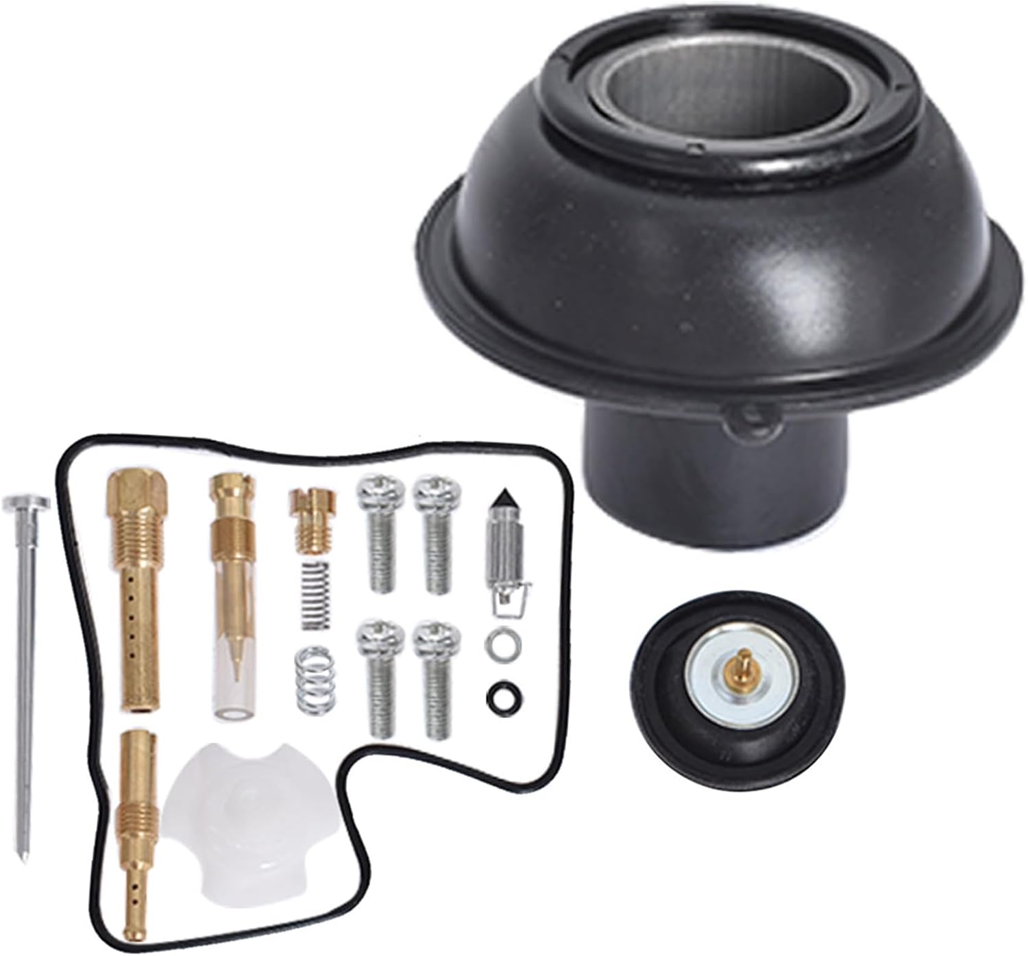 Diafragma de carburador con kit de aguja de repuesto para Honda Steed Shadow VLX 600 1994-2003