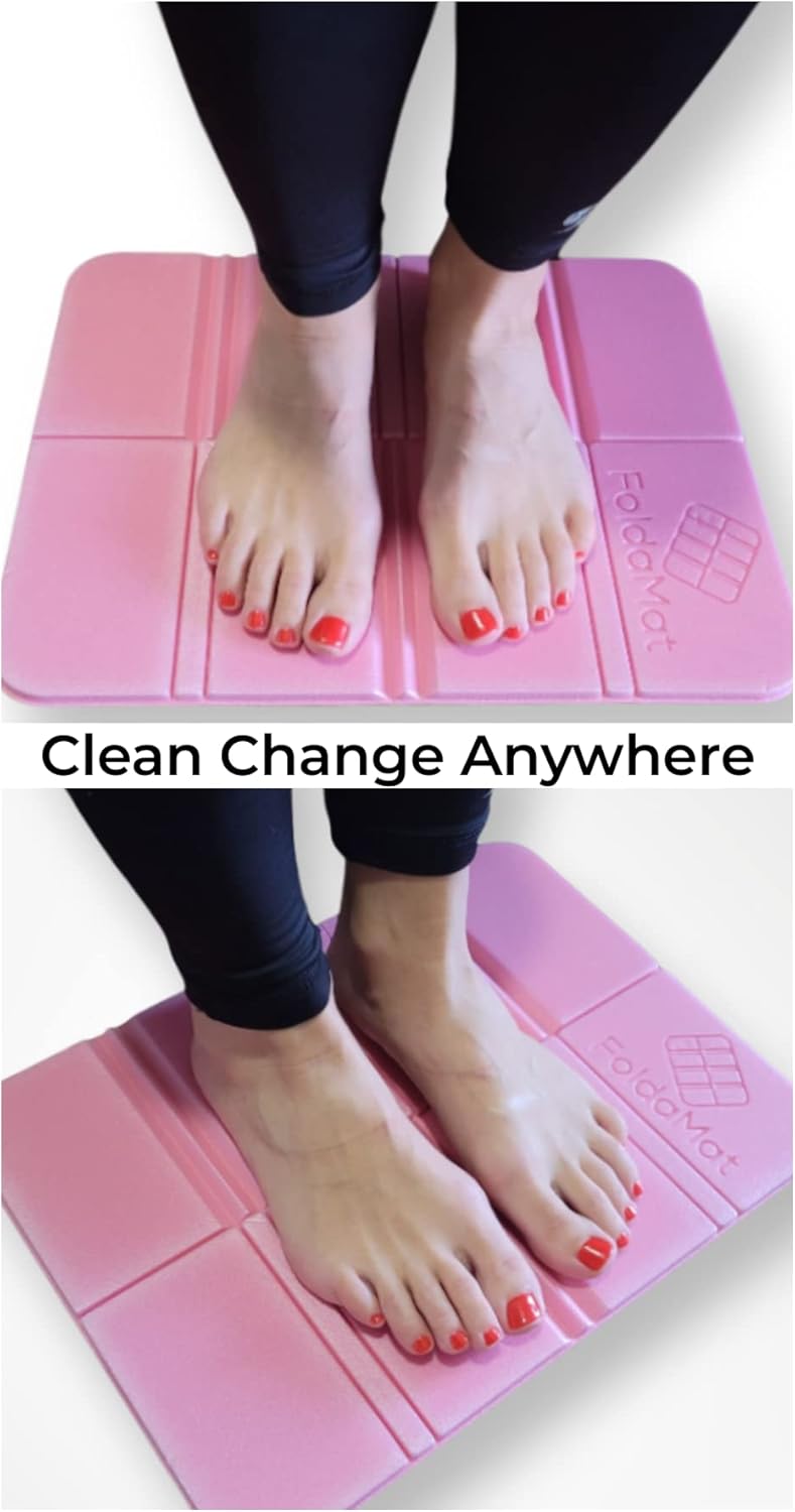 Almohadilla de gimnasio plegable de espuma para cambiar de vestuario, impermeable, resistente a la humedad. La alfombrilla sin olor es ideal para