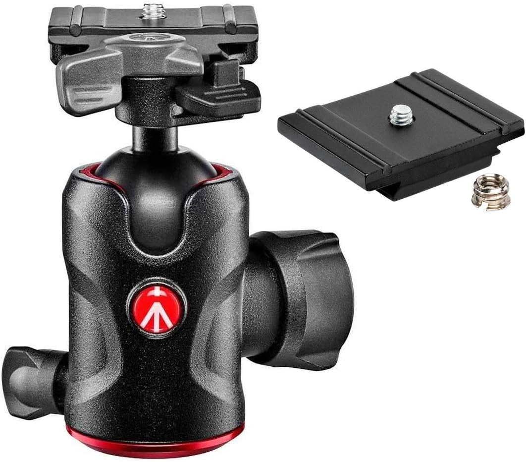 Manfrotto MH496 Cabeza de bola central incluida con placa ZAYKiR 200PL-PRO