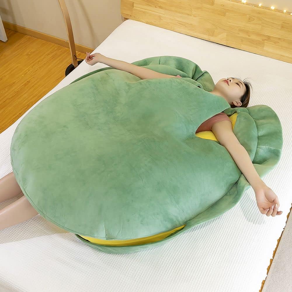 LELEBEAR Tortuga gigante, almohadas de concha de tortuga portátil, carcasa de poder de tortuga (40 pulgadas)