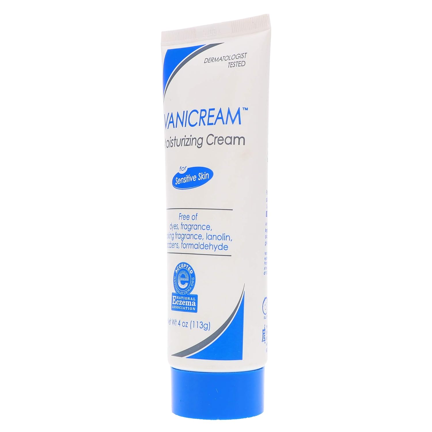 Vanicream Tubo de crema para la piel, 4.0 onzas