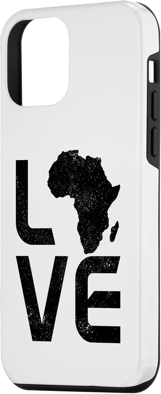 iPhone 12 mini Africa LOVE African Map Black Pride Ethiopia Kenya Nigeria Case