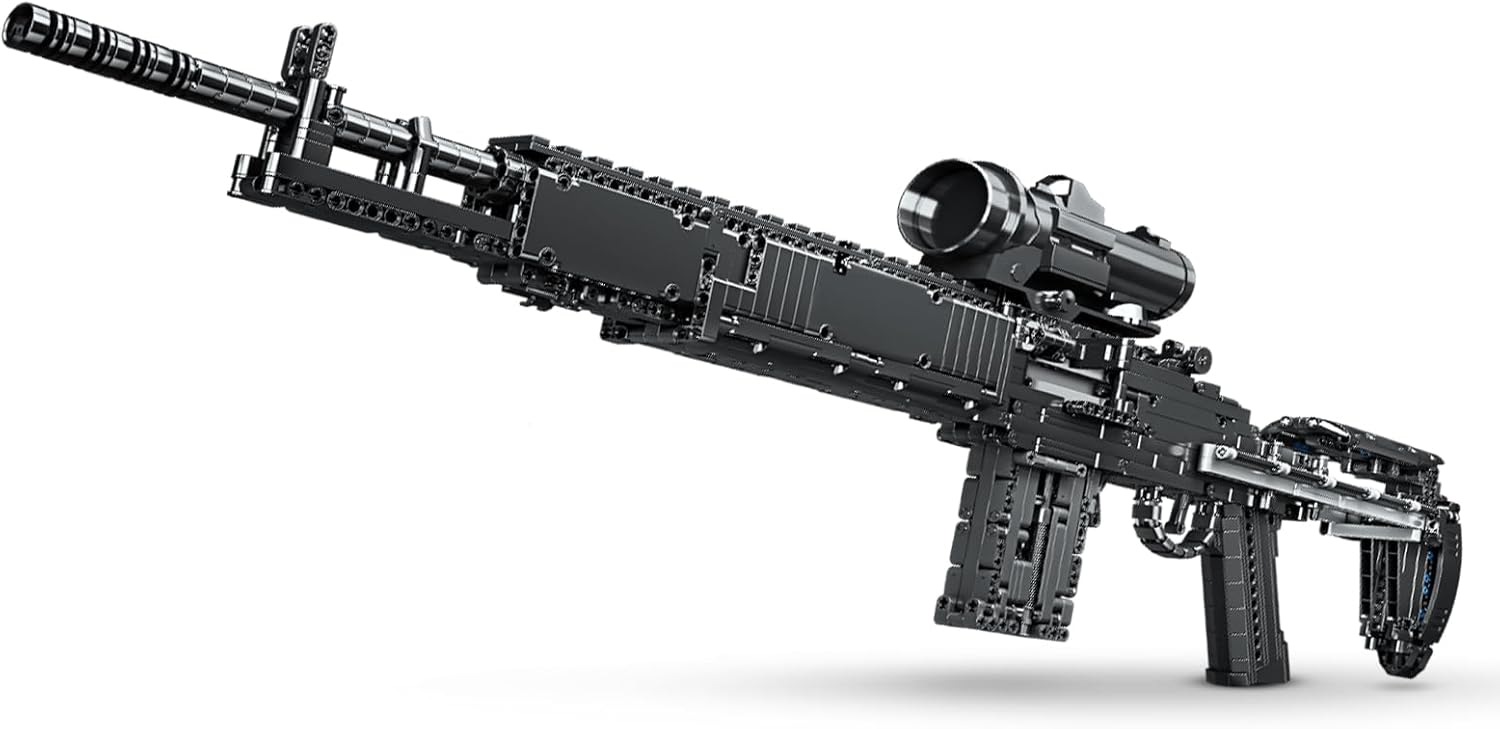 Juguete de colección de ladrillos de construcción MK14 11  1606 piezas modelo de pistola de construcción de francotirador juego de francotirador