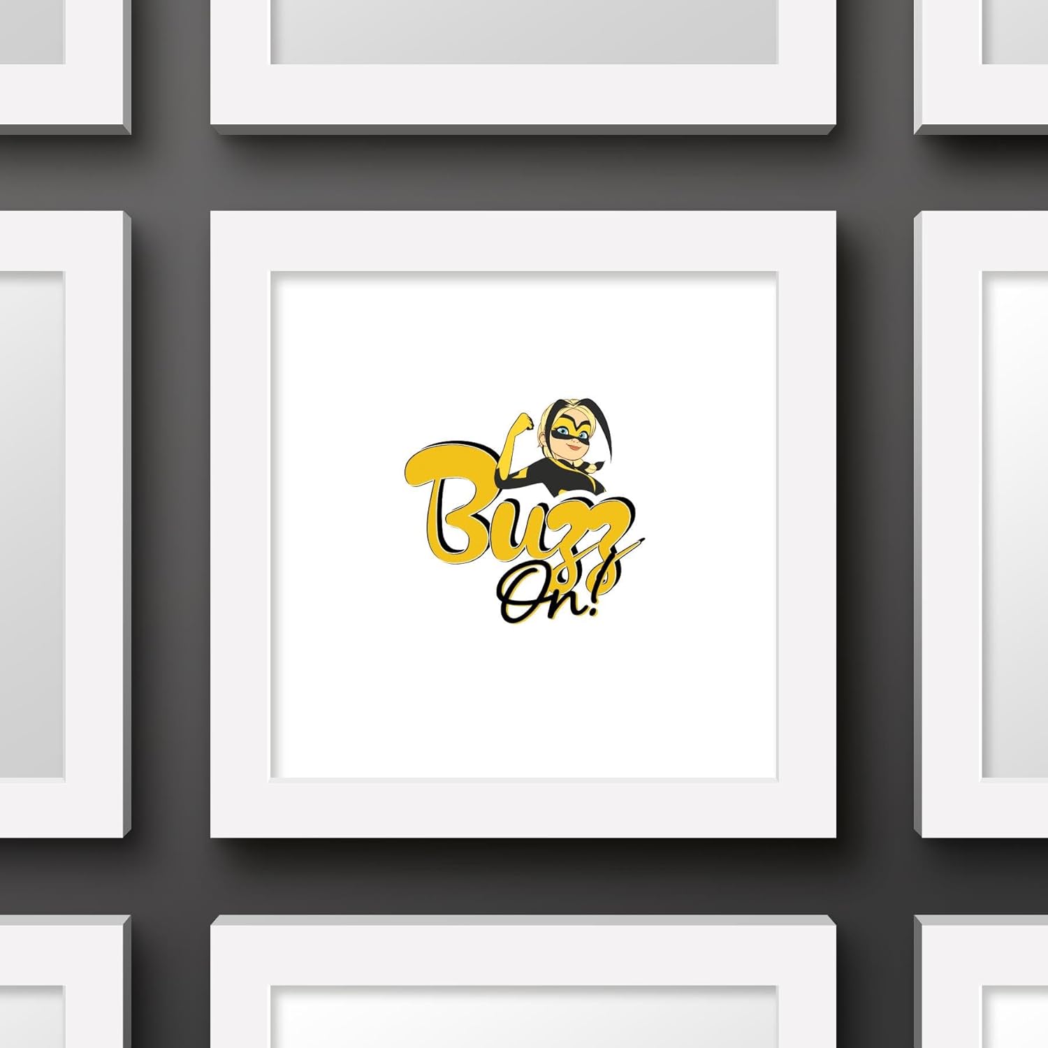 Trends International Gallery Pops Miraculous Tales of Ladybug & Cat Noir – Póster de pared de Queen Bee Buzz On Wall Art, 12.00 x 12.00 pulgadas,