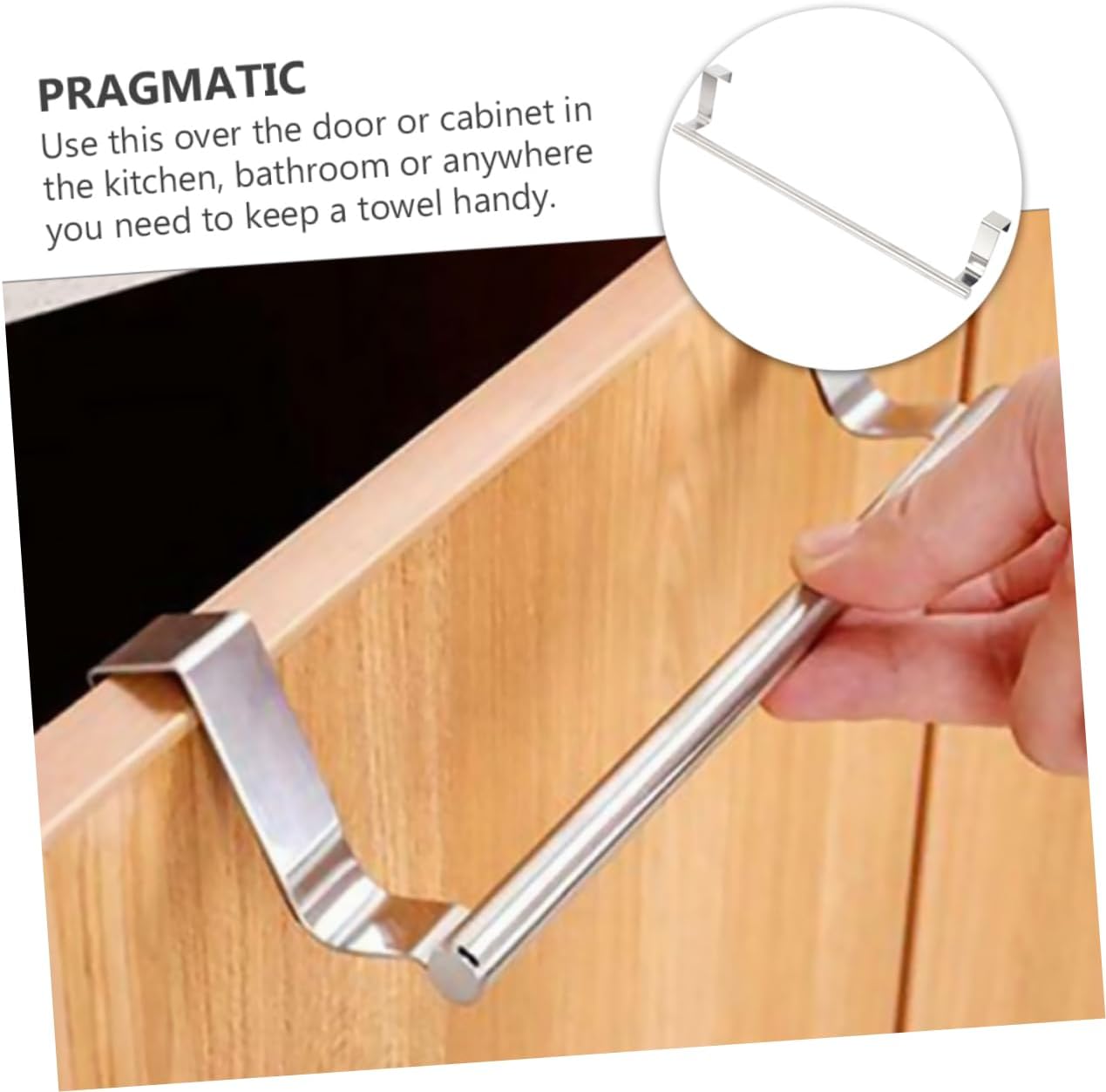 Zerodeko 1 gancho para puerta de armario, estante de almacenamiento de gabinete, ganchos de metal, estantes montados en la pared para almacenamiento