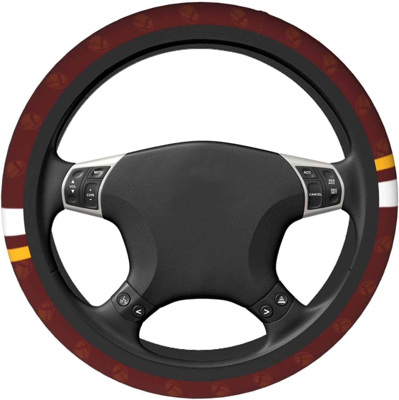Washington – Fundas personalizadas para volante de automóvil, con número de nombre, antideslizantes, absorción de sudor, accesorios antideslizantes