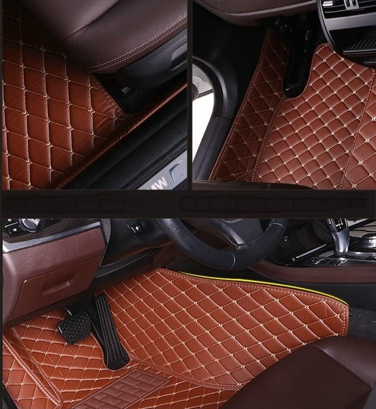 Alfombrillas de automóvil aptas para BMW 1, 2, 3, 4, 5, 6, 7 Series X1, X2, X3, X4, X5, X6, X7, Z4 para todo tipo de clima (color negro)