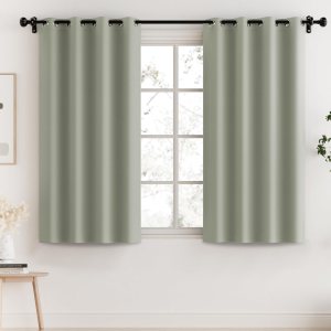 H.VERSAILTEX – Cortinas con 100% de opacidad para dormitorios, salas de estar, con aislamiento completo de luz y calor, con forro negro, set de 2 H.VERSAILTEX – Cortinas con 100% de opacidad para dormitorios, salas de estar, con aislamiento completo de luz y calor, con forro negro, set de 2