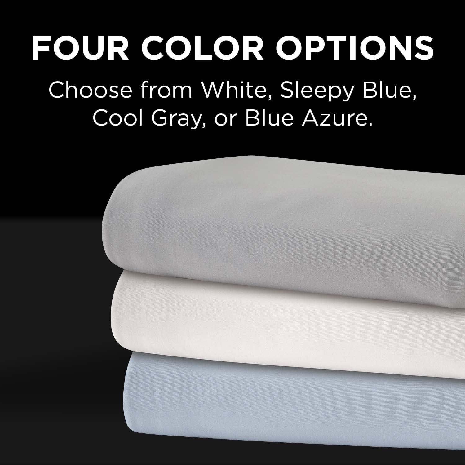 TEMPUR ProAir – Juego de sábanas color gris frío, tamaño King