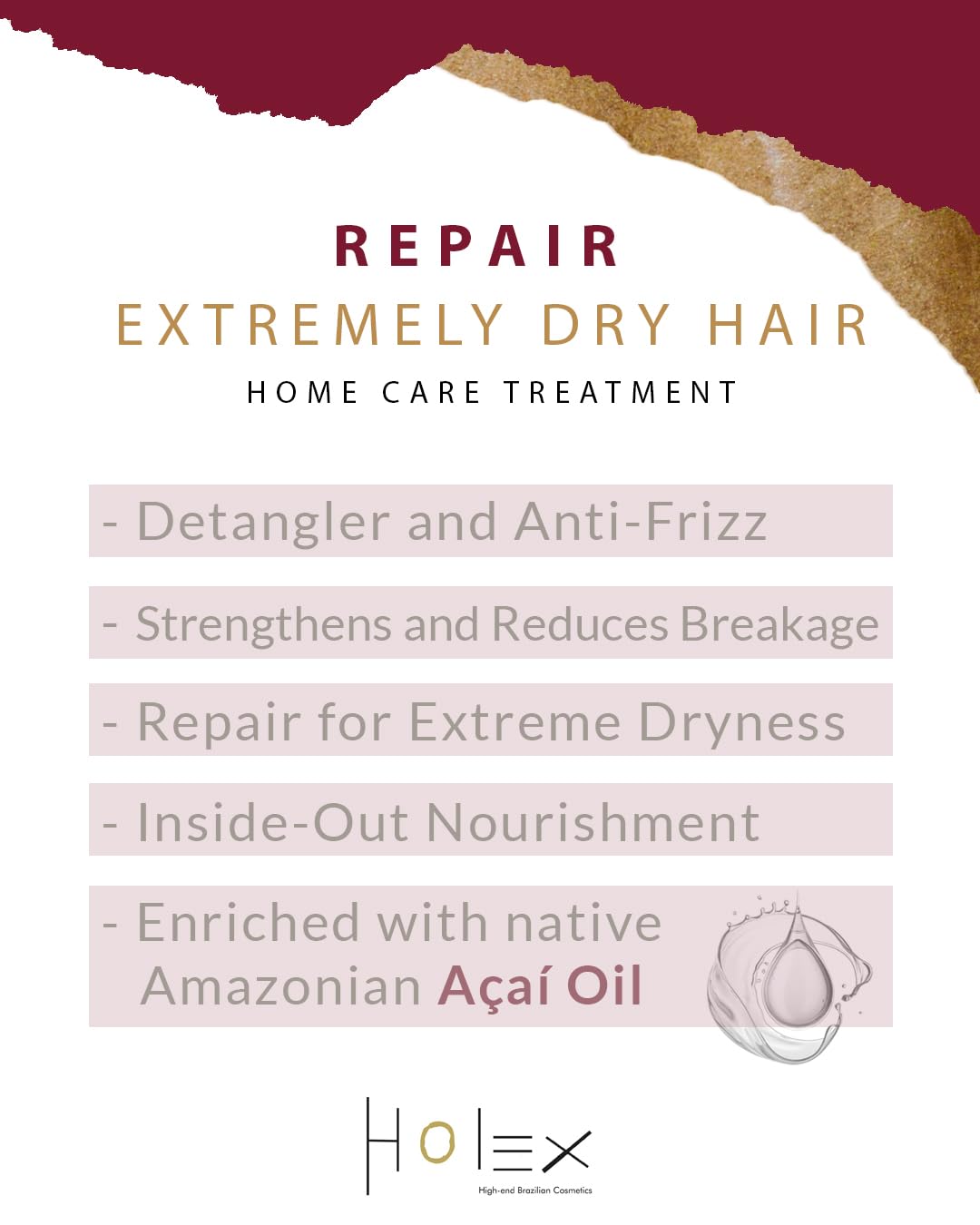 Acondicionador Tienda Smoothliss – Fabricado con aceite de acai y aminoácidos esenciales, limpieza, suavidad, vitalidad, reducción del