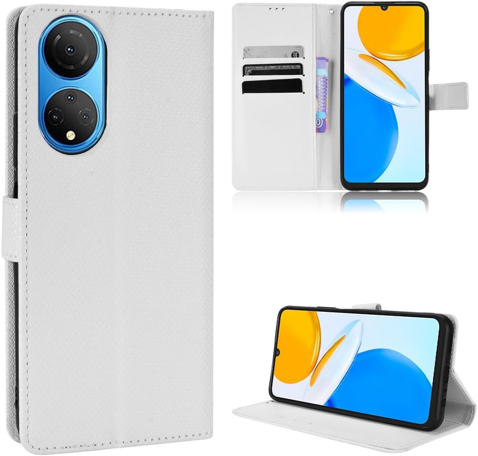 Funda de cuero tipo cartera para Honor X7, funda de piel sintética antideslizante para Honor X7, funda de piel sintética con tapa para Honor X7