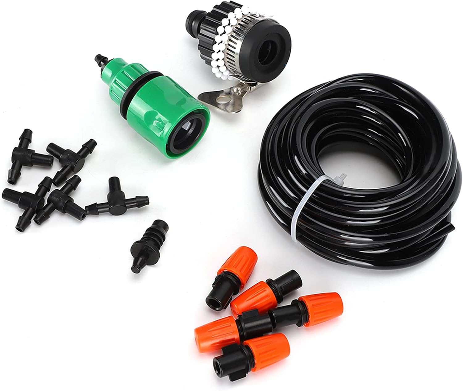 Fydun Automatic Micro Irrigation System Plant Wate Irrigation Kit Accessories for Garden Flower Bed Patio Lawn Automatic Micro Irrigation System for