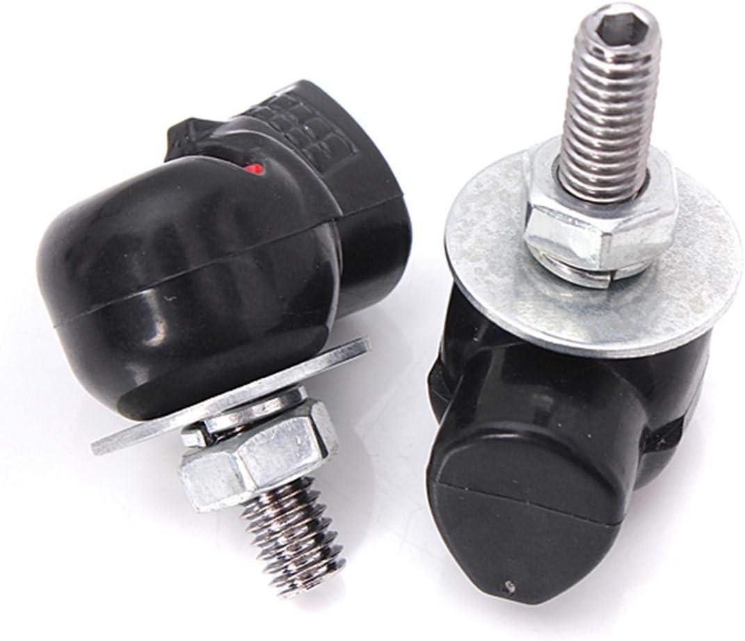 Venveal Skull – Tornillos universales para placa de matrícula de automóvil y motocicleta, tornillos de marco de matrícula 3D de acero inoxidable con