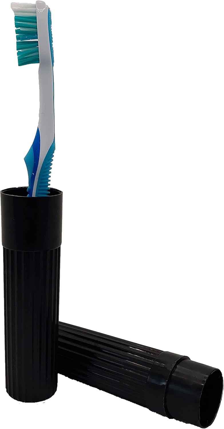Porta cepillo de dientes (negro)