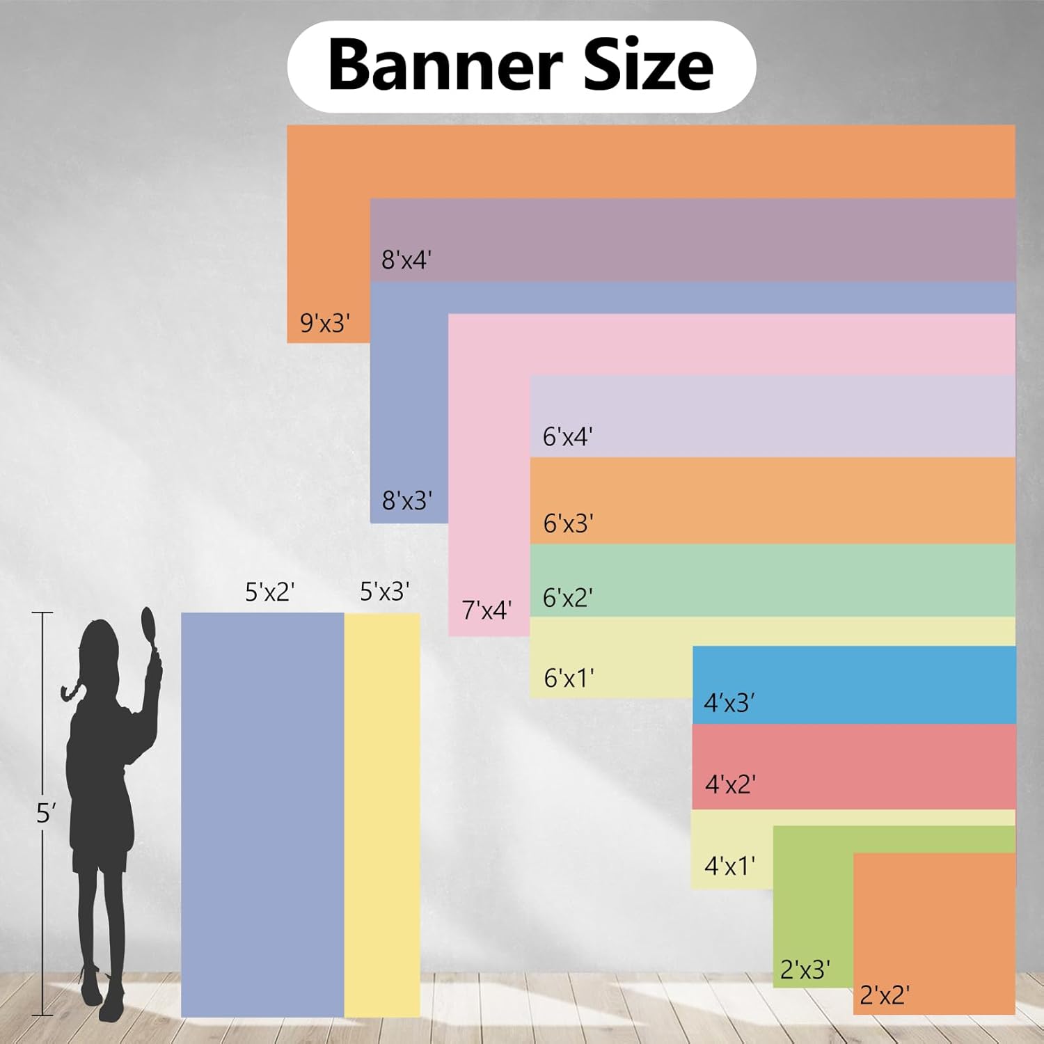 Livole Custom Banners and Signs Customize Wall Banner with Photo Personalized Waterproof Cloth Banners Customized Birthday Banner Printing for