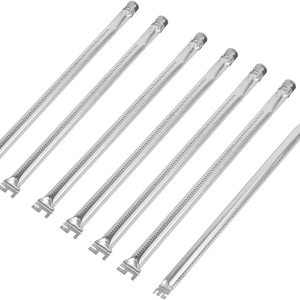 DELSbbq 67556 Kit de tubo de quemador de parrilla para parrillas Weber Summit 640 Summit 650, acero inoxidable, paquete de 7 DELSbbq 67556 Kit de tubo de quemador de parrilla para parrillas Weber Summit 640 Summit 650, acero inoxidable, paquete de 7