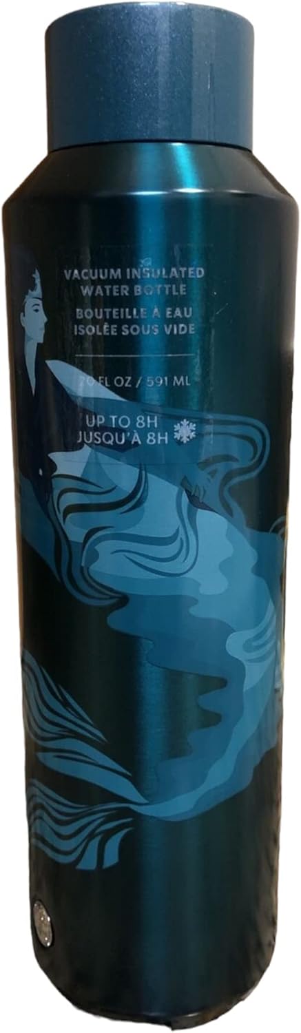 Starbucks Botella de agua de acero inoxidable sirena sirena 20 oz (verde)