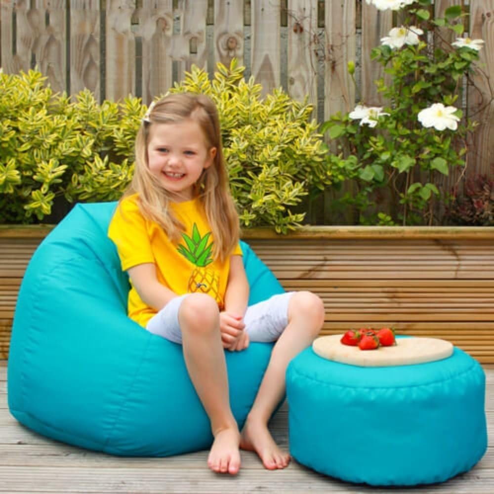Puf flotante para piscina, puf para adultos, para exteriores, impermeable, sin relleno, jardín, playa, camping, piscina, puf flotante Oxford (color