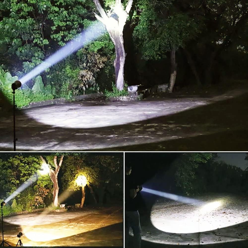 Faros delanteros para adultos recargable LED caza faro súper brillante cabeza lámparas de carga para teléfonos, para cortes de energía, huracán,