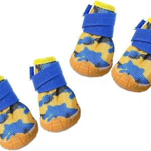 Yagizaai Oscars – Zapatos para perros pequeños y medianos, botas anticaídas para pavimento caliente de verano, protectores de patas transpirables Yagizaai Oscars – Zapatos para perros pequeños y medianos, botas anticaídas para pavimento caliente de verano, protectores de patas transpirables
