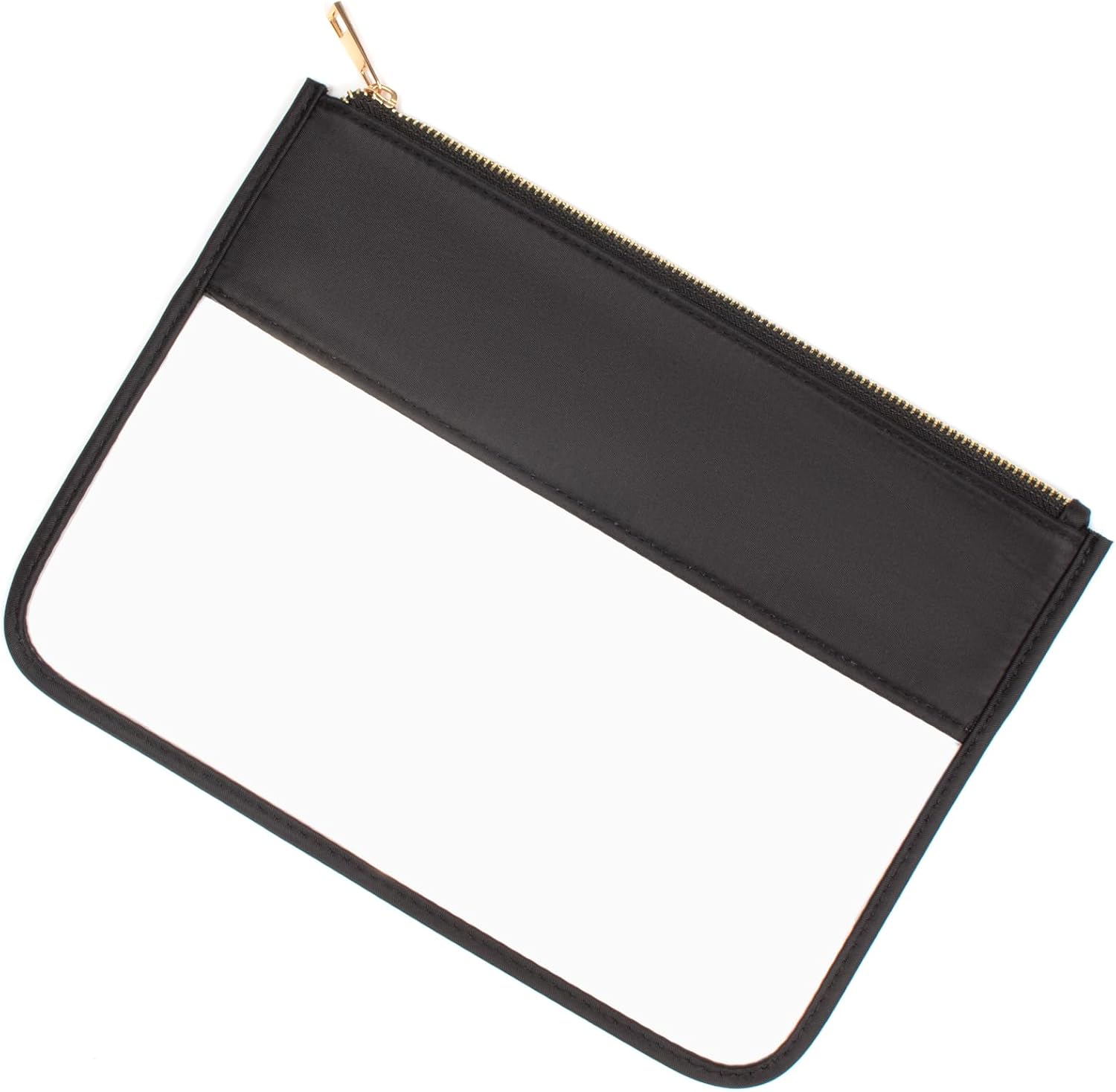 Bolsa de maquillaje transparente para viajes, con cremallera, bolsa de cosméticos transparente para mujeres, bolsa impermeable para aperitivos,