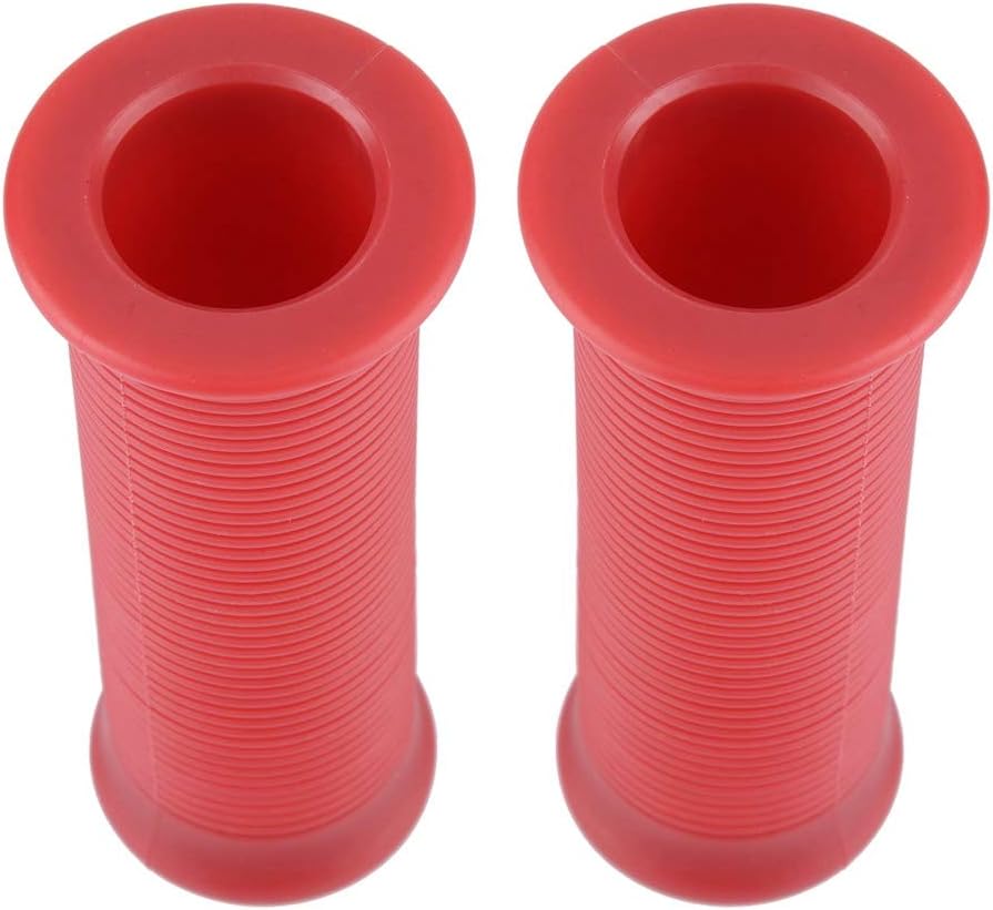 Empuñaduras de motocicleta de 1 pulgada, par de 1 pulgada 0.984 in universal motocicleta Vintage TPU mango mango mango agarre