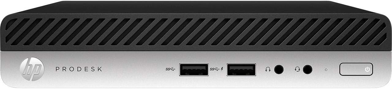 HP Elitedesk 800 G3 Mini Business Desktop (Intel Quad Core i5-6500T, 16 GB DDR4 RAM, 1 TB SSD) Tipo-C, DisplayPort DP, WiFi, Ethernet,