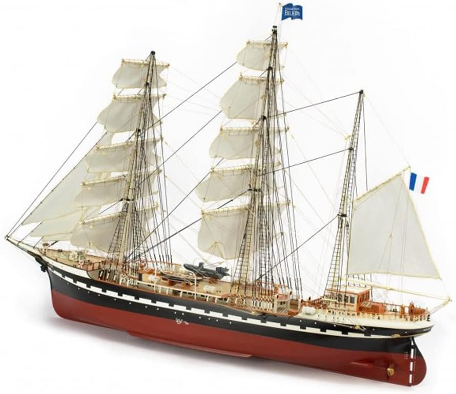 Artesanía Latina – Kit de modelo de barco de madera – Barco de entrenamiento francés, Belem – Modelo 22519, escala 175 – Modelos para montar –