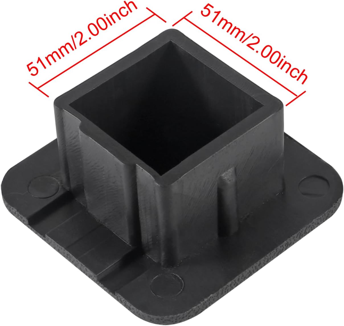 2 piezas de 2 pulgadas para enganche de remolque, tapa de tubo universal de 2 pulgadas, inserto de enchufe receptor para clase 3, 4, 5, Ford GMC,