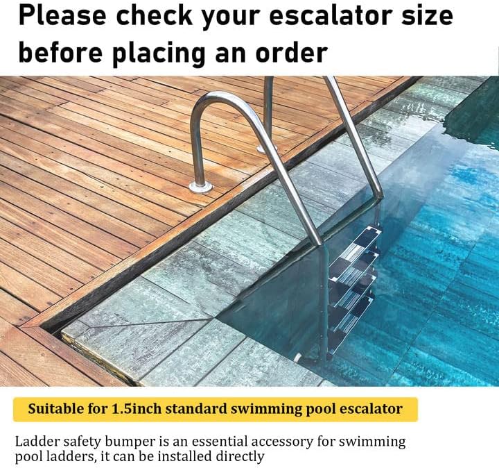 Parachoques de escalera de piscina, 2 piezas de tapón de goma de repuesto para protección de seguridad, suministros de piscina, enchufe de goma para