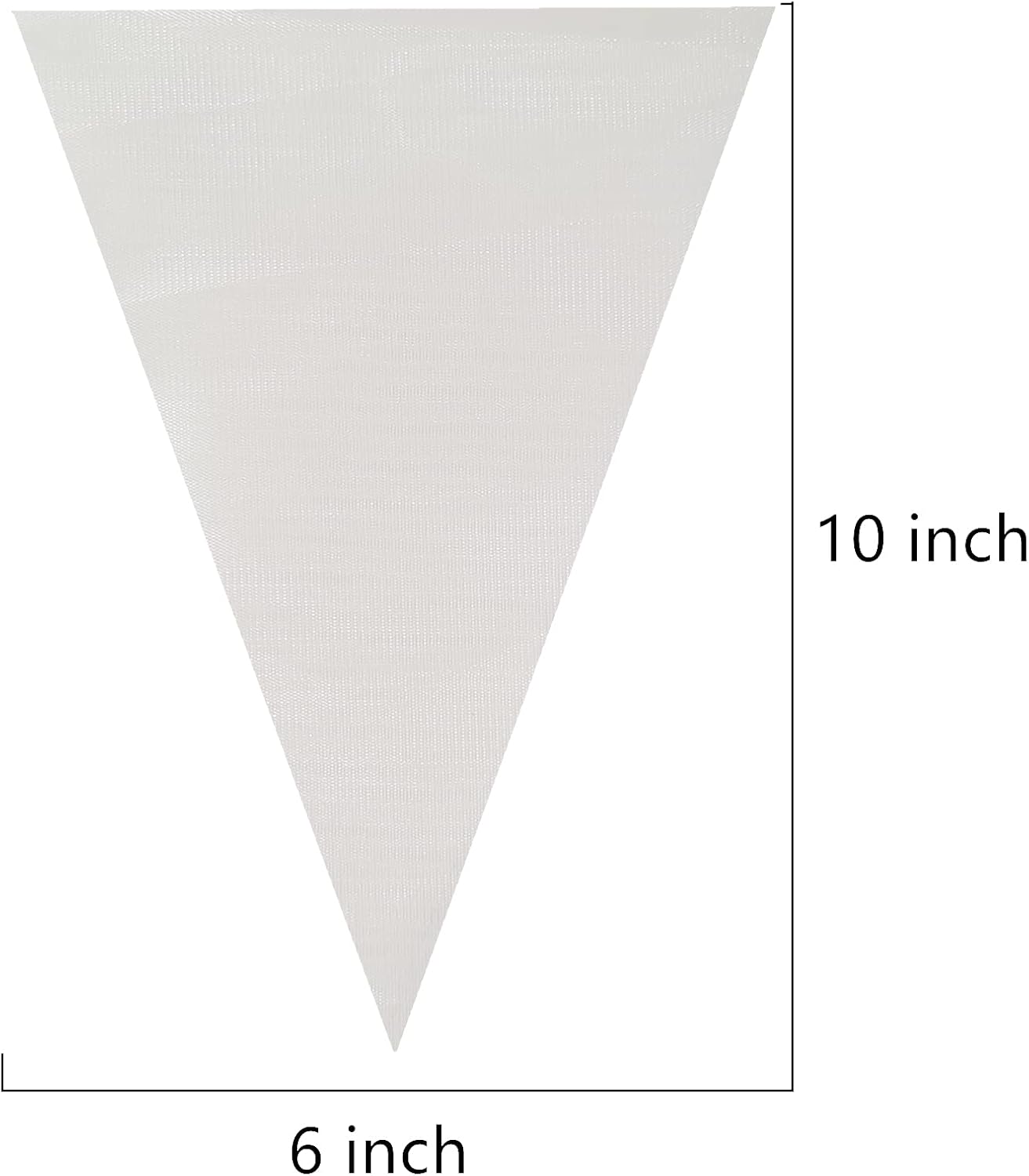 Banderines blancos de 130 pies, banderas de banderines de poliéster para fiesta de gran apertura, decoraciones de Navidad, decoraciones al aire