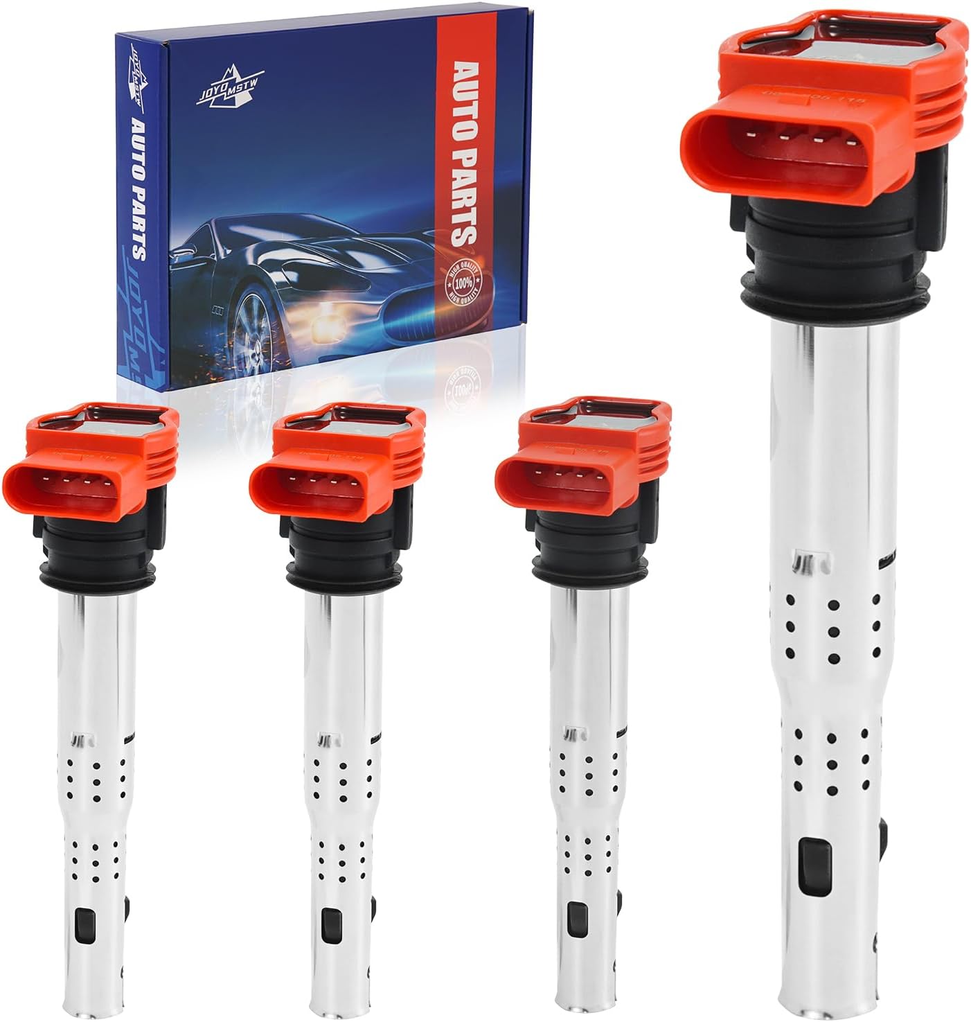 Paquete de bobina de encendido de repuesto para Audi A3 A4 A5 A6 A7 Q5 Q7 SQ5 S4 S5 TT TTS R8 Volkswagen VW CC Jetta Tiguan Passat Golf MK5 GTI MK6