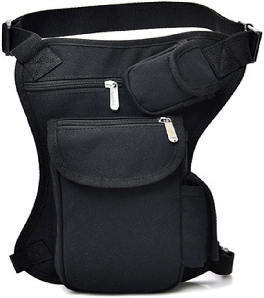 Riñonera de lona para senderismo, bolsa táctica de pierna caída, bolso para correr, cinturón de cadera, al aire libre, motocicleta, bicicleta,