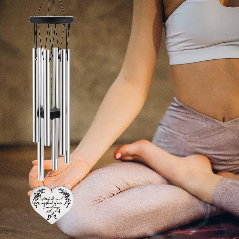 Campanillas de viento conmemorativas para la pérdida de un ser querido, regalos de condolencias por pérdida de madre, padre, hijo, duelo para