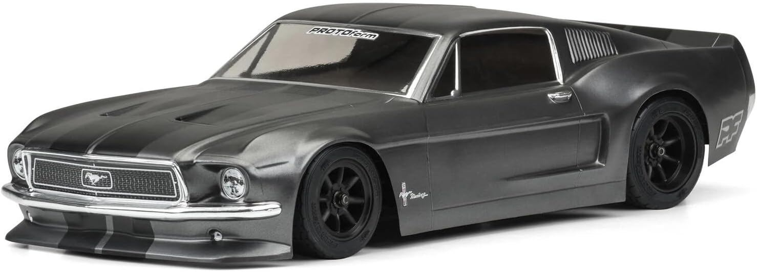 PROTOform 1968 Ford Mustang Clear Body VTA Class PRM155840 Carrocerías para cochecamión Alas y calcomanías