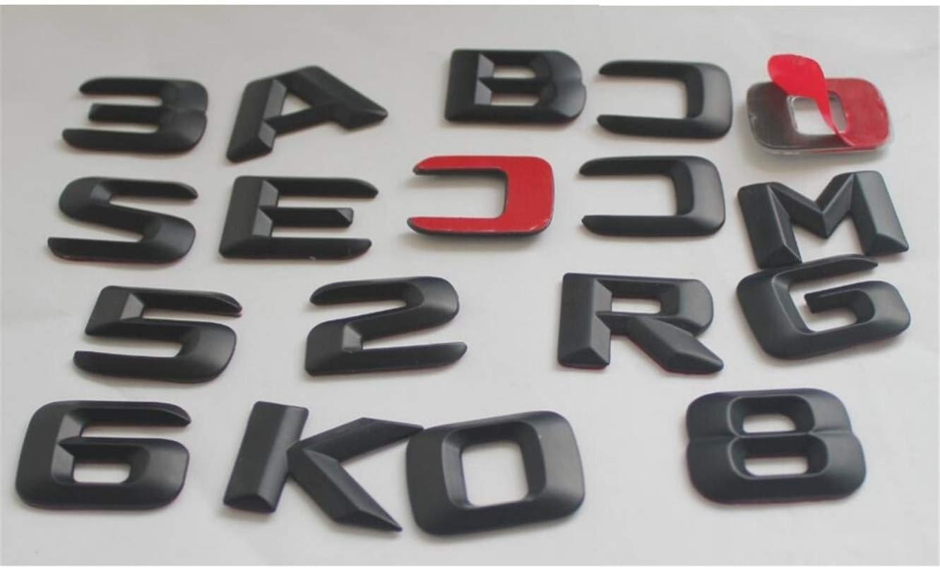Matt Black” C 300″ coche tronco trasero letras palabra insignia emblema letra etiqueta etiqueta etiqueta etiqueta para Mercedes Benz C clase C300