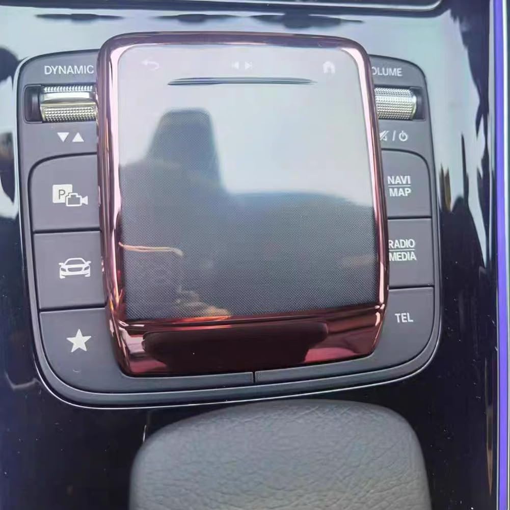 Cubierta protectora para consola central de automóvil, cubierta de controlador de pantalla táctil para Mercedes Benz A B AMG CLA GLE GLS GLB GLA