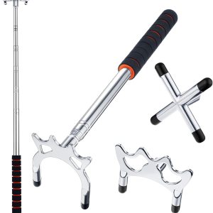 Taco de billar Snooker para billar, accesorios de mesa de billar, puente retráctil con 3 piezas de cabeza de puente de latón extraíble, accesorio Taco de billar Snooker para billar, accesorios de mesa de billar, puente retráctil con 3 piezas de cabeza de puente de latón extraíble, accesorio