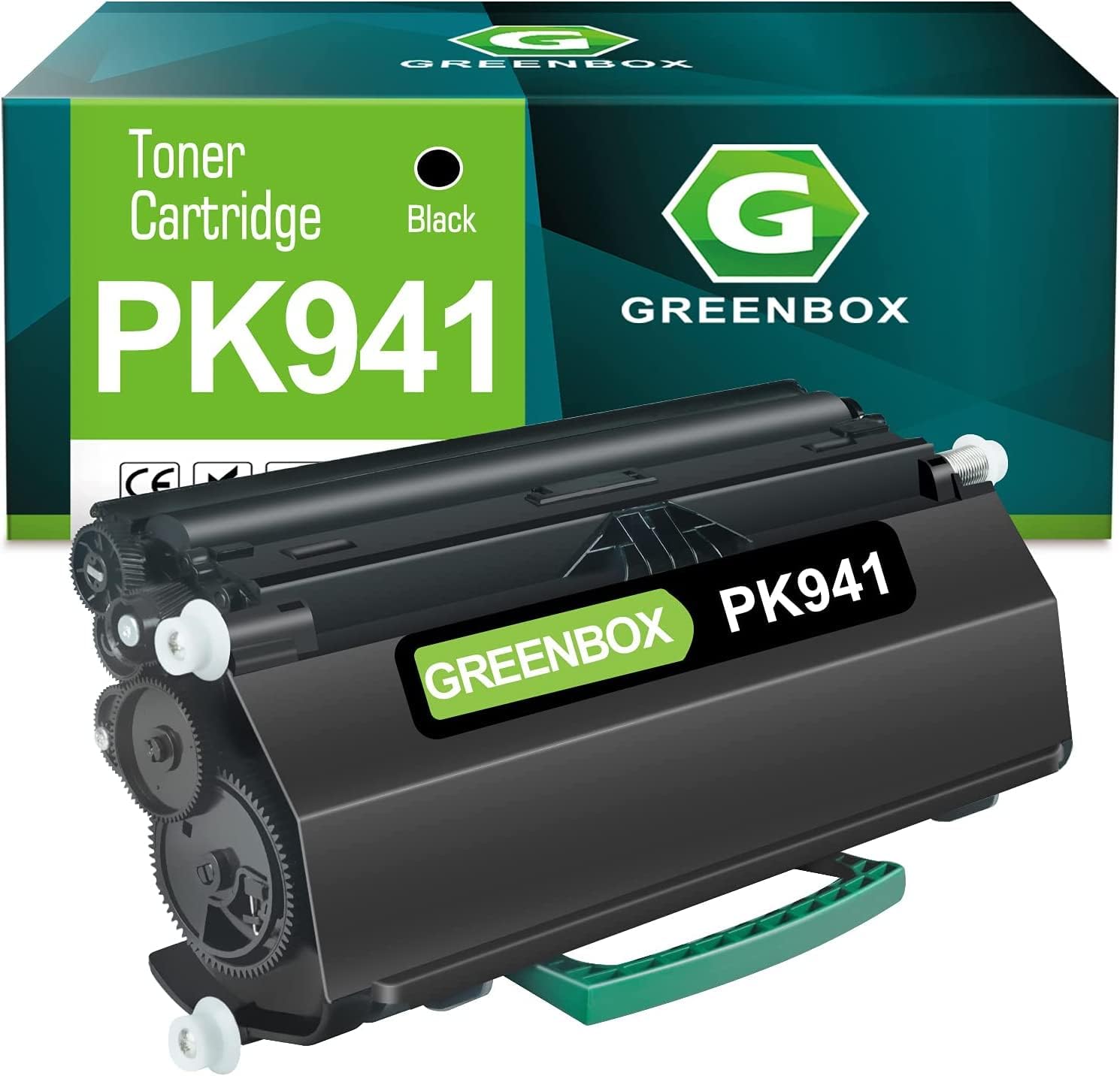 GREENBOX Cartucho de tóner compatible 2330DN de repuesto para impresora Dell PK941 de 6.000 páginas de alto rendimiento para Dell 2350DN 2330D