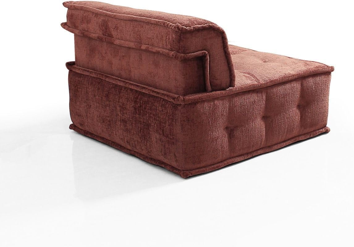 INLAND EMPIRE FURNITURE Sofá modular modular de tela multicolor moderna Alfio