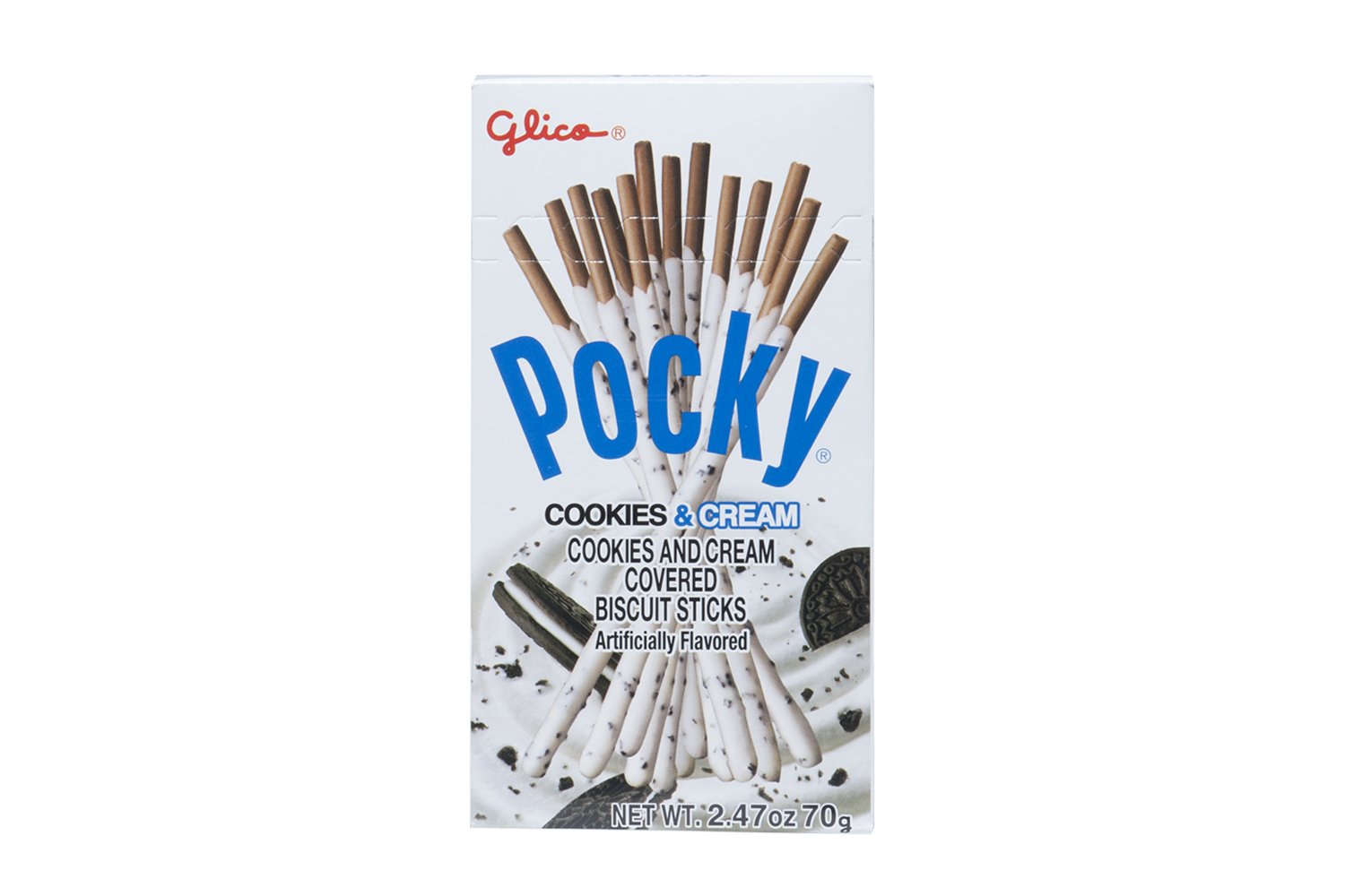 Pocky Palito de galletas, galletas y crema, 2.47 onzas (paquete de 10)